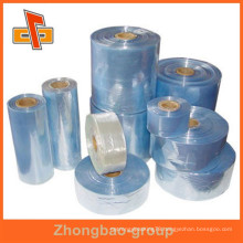 customizable water proof heat sensitive shrinkable flexible plastic transparent pvc heat shrink film